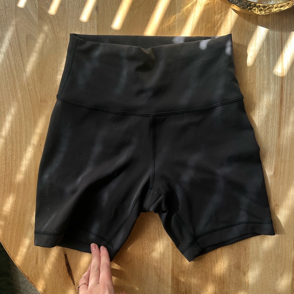 lululemon athletica Black tight Athletic Shorts
